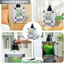 Carica l'immagine nel visualizzatore di Gallery, ReptilHábitat MeshPro - Black
