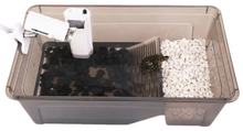Carica l'immagine nel visualizzatore di Gallery, Tortuguera para Tortugas Acuáticas con Zona Seca – Hábitat Completo, Ventilado y Fácil de Limpiar